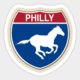 horse on 95 Sticker